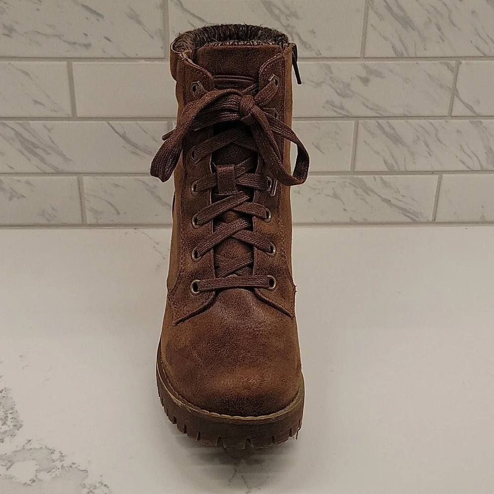 Softmoc Topanga Ankle Boots Brown Size EU 38 US 7 - Picture 3 of 11
